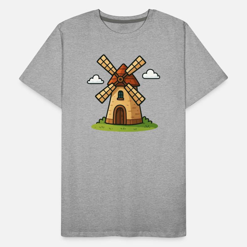 Fairytale windmill Men's Premium Organic T-Shirt