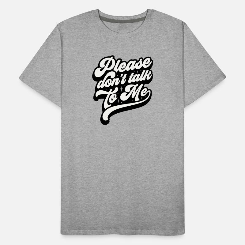 Ausdrucksstarke Botschaft im modernen Stil Männer Premium Bio T-Shirt