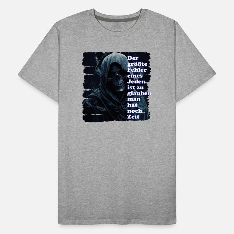 Mystical skull with quote Men's Premium Organic T-Shirt