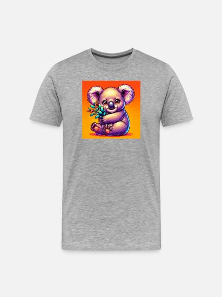 Koala - T-shirt bio Premium Homme - gris chiné