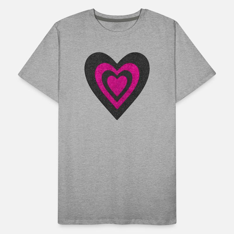 Cœurs T-shirt bio Premium Homme