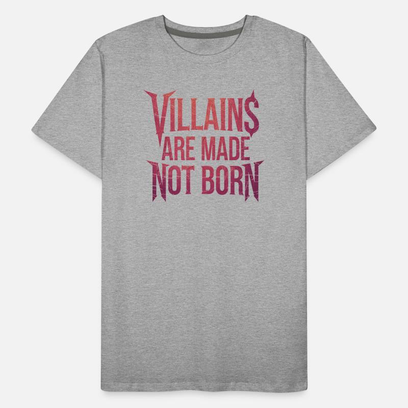 Citation sombre sur le thème des vampires, les méchants sont nés T-shirt bio Premium Homme