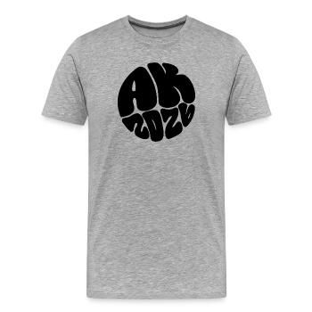 AK 2026 - Classe de finissants - T-shirt bio Premium Homme - gris chiné - Devant - Damien (186cm)