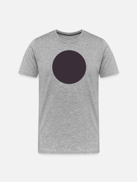 Abstract color explosion on canvas Dark Magenta - Men's Premium Organic T-Shirt - heather grey