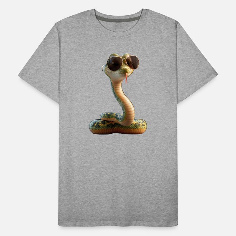 snake, python, cobra, rattlesnake, snakes Men's Premium Organic T-Shirt