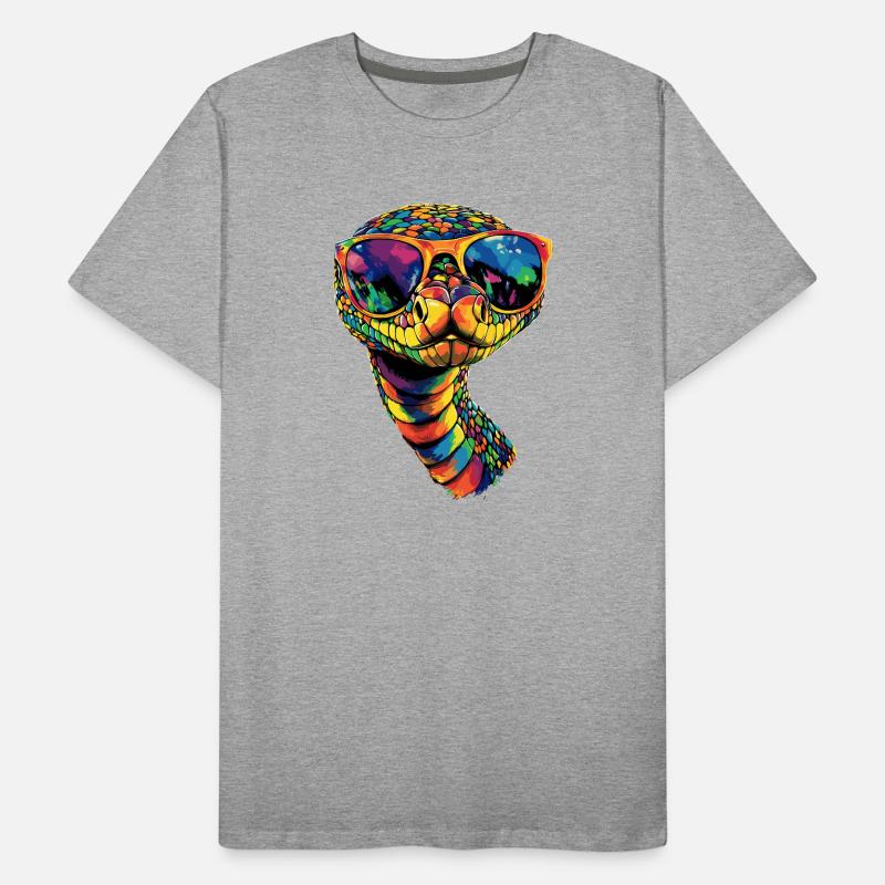 snake, python, cobra, rattlesnake, snakes Men's Premium Organic T-Shirt