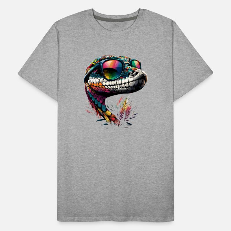 snake, python, cobra, rattlesnake, snakes Men's Premium Organic T-Shirt