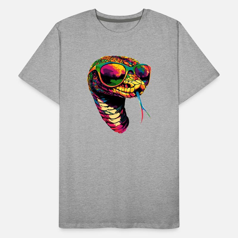 snake, python, cobra, rattlesnake, snakes Men's Premium Organic T-Shirt