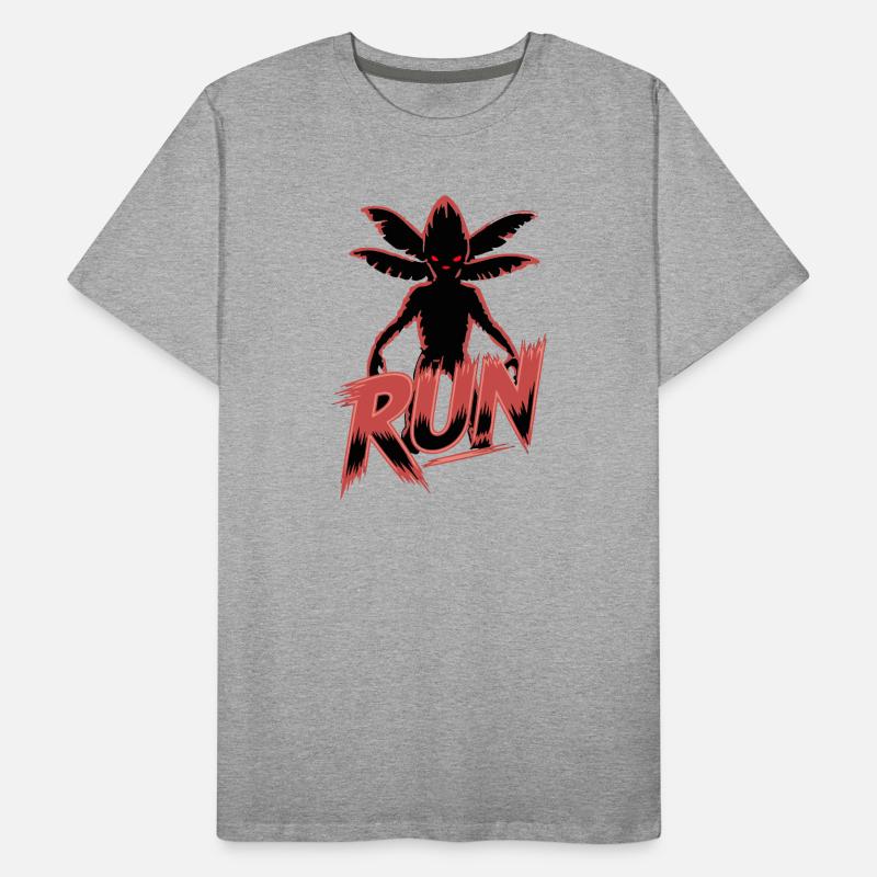 Runaway Spider Graffiti Design Men's Premium Organic T-Shirt