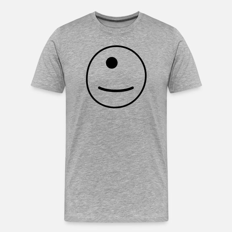 Geometrisches Mandala Muster - Männer Premium Bio T-Shirt - Grau meliert
