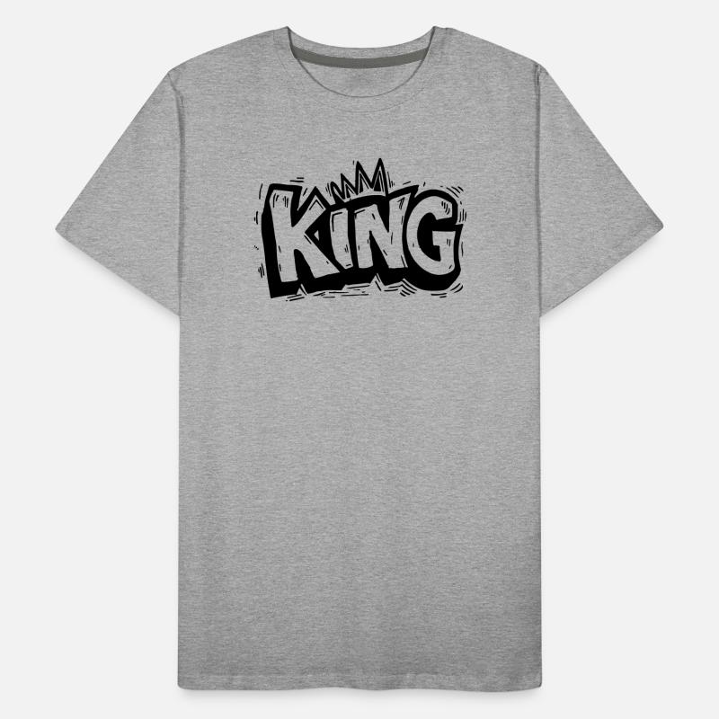 Roi Graffiti T-shirt bio Premium Homme