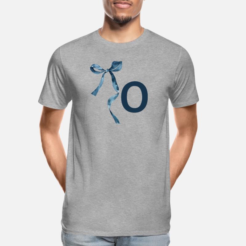 Monogramm oder Geschenkidee Männer Premium Bio T-Shirt