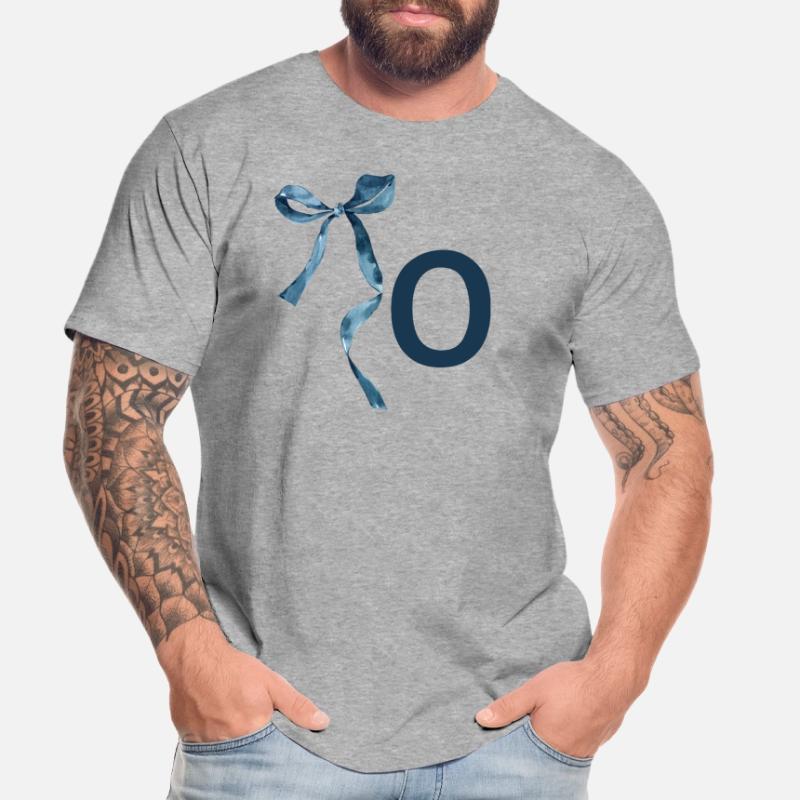 Monogramm oder Geschenkidee Männer Premium Bio T-Shirt