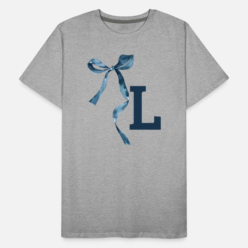 Monogramm l Geschenkidee Männer Premium Bio T-Shirt