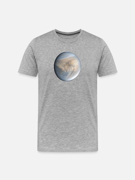 Planète Vénus - T-shirt bio Premium Homme - gris chiné