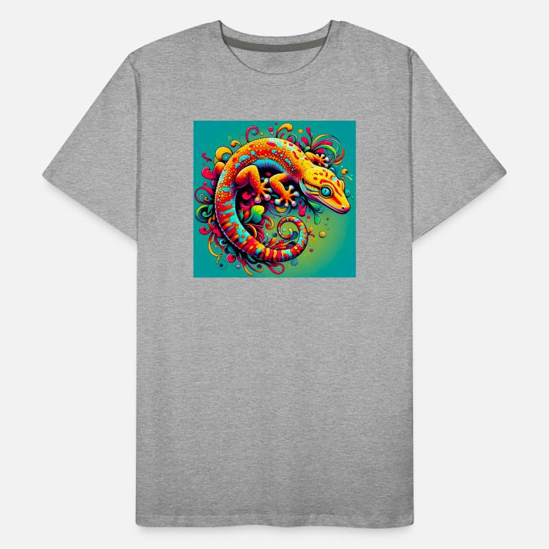 Gecko Men's Premium Organic T-Shirt