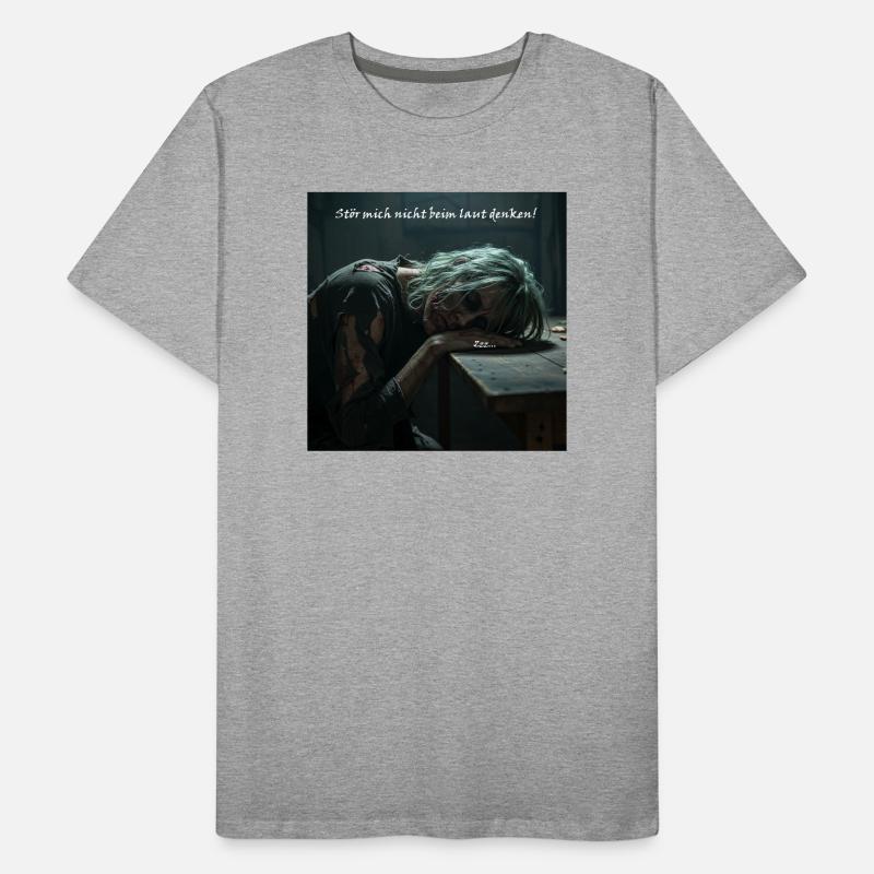 Don't interfere with thinking! Men's Premium Organic T-Shirt