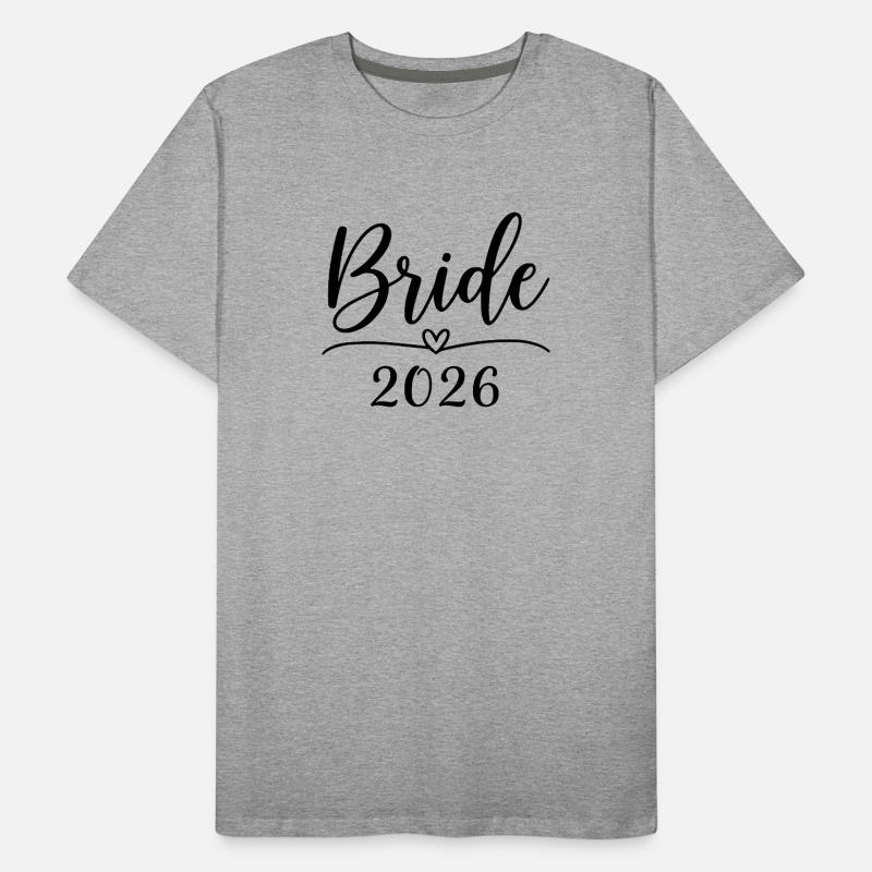 Bride 2026 Men's Premium Organic T-Shirt