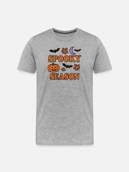Spooky Season – Halloween vibes - Men's Premium Organic T-Shirt - heather grey