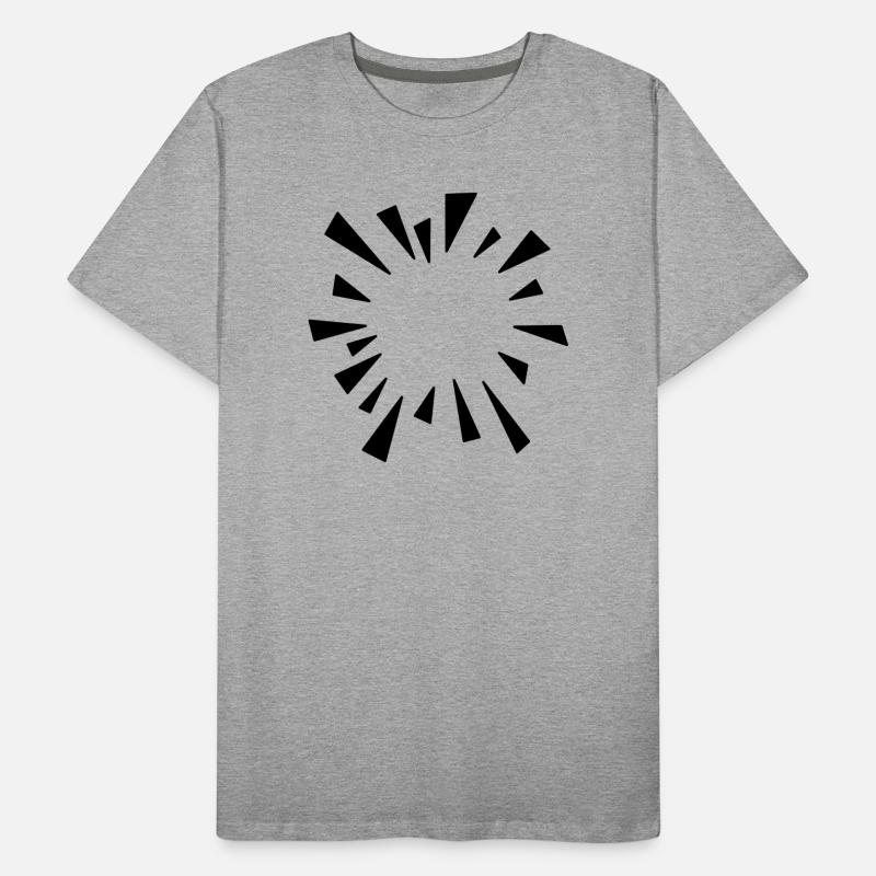 Comic Effect Burst Balloon Men's Premium Organic T-Shirt