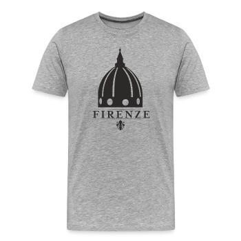 Florence - T-shirt bio Premium Homme - gris chiné - Devant - Damien (186cm)