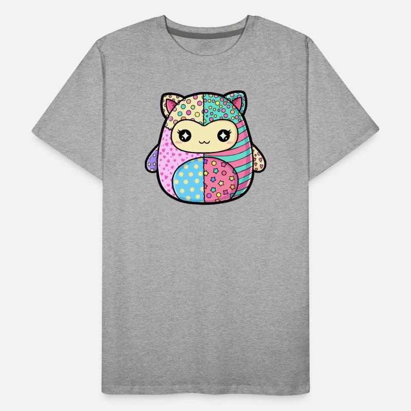 Patchwork Chaton Couleurs Pastel T-shirt bio Premium Homme