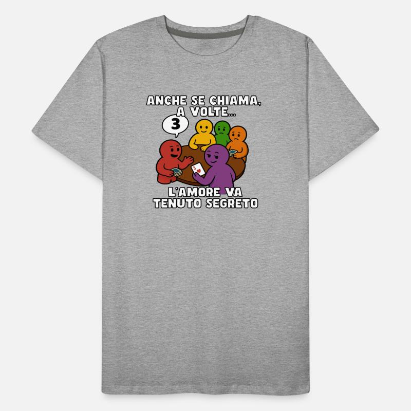 Trumpfs Ruf, verleugnetes Herz Männer Premium Bio T-Shirt