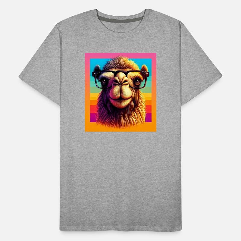 Kamel Männer Premium Bio T-Shirt