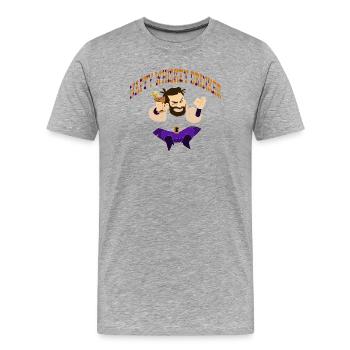 Whiskey Saying Whiskey Drinker Whiskey Lovers - T-shirt bio Premium Homme - gris chiné - Devant - Damien (186cm)
