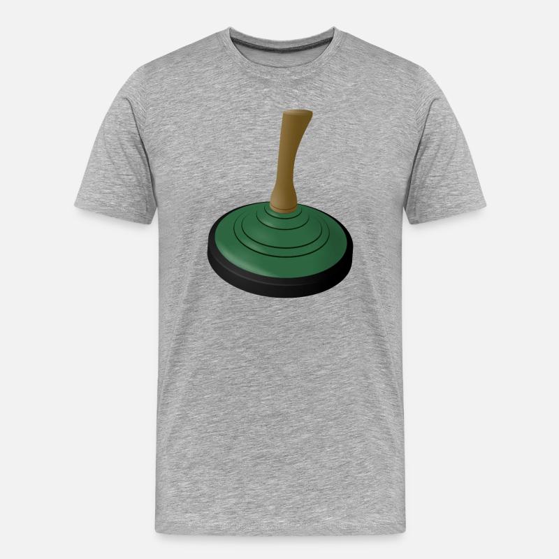 2025-EISSTOCK-grun - Männer Premium Bio T-Shirt - Grau meliert