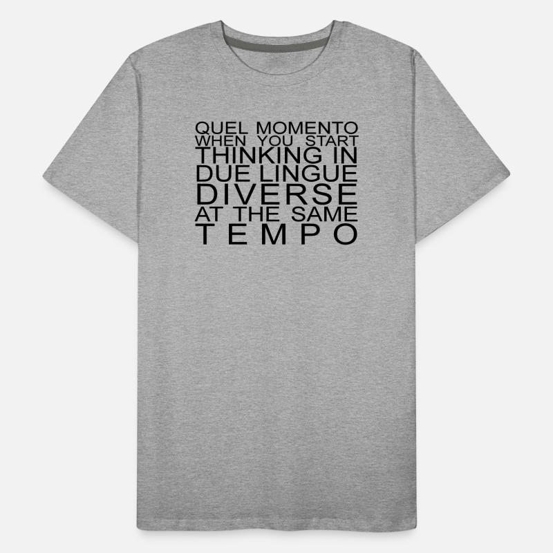 ambiguous sentence Men's Premium Organic T-Shirt