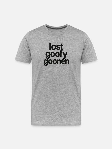 lost_goofy_goonen - T-shirt bio Premium Homme - gris chiné