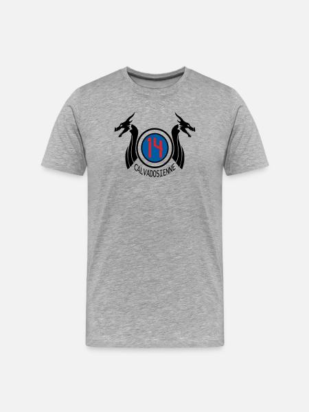 Calvadosienne 14 - Men's Premium Organic T-Shirt - heather grey