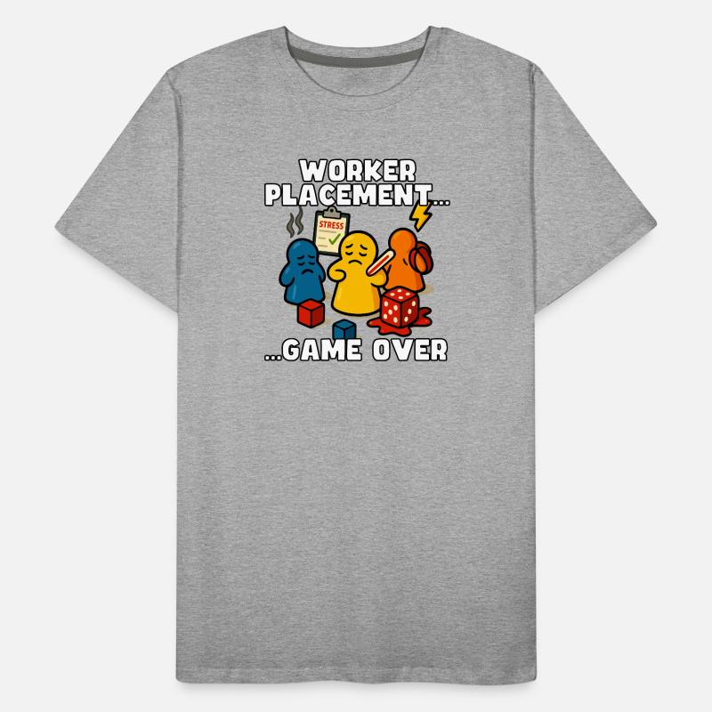 Worker Placement: Game Over Men's Premium Organic T-Shirt