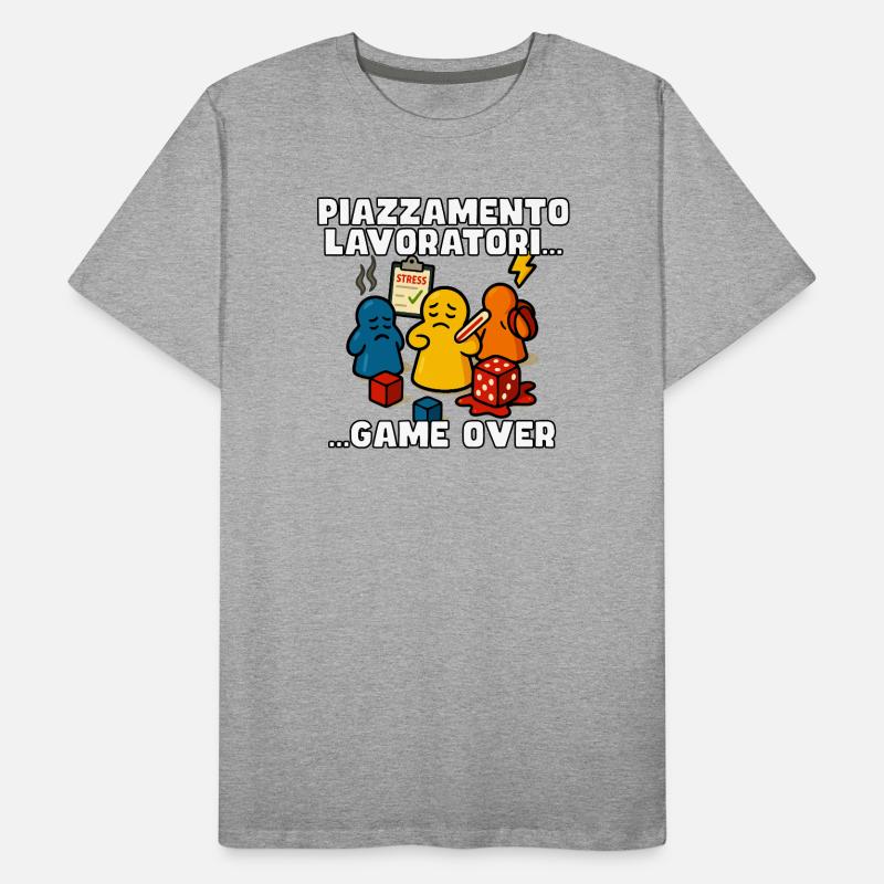 Worker-Placement: Ende des Spiels Männer Premium Bio T-Shirt