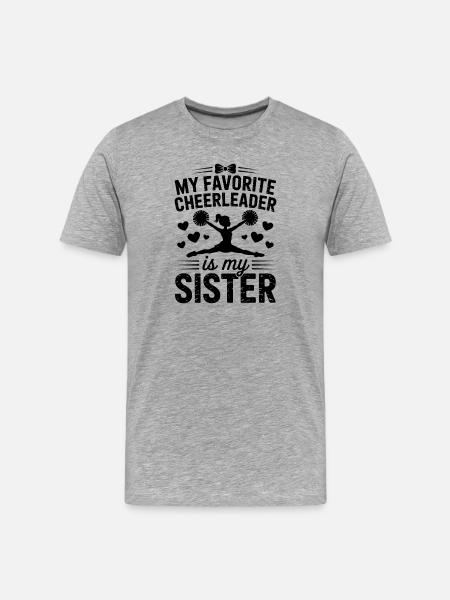 Cheerleader Saying Funny Cheerleader Gift - Men's Premium Organic T-Shirt - heather grey