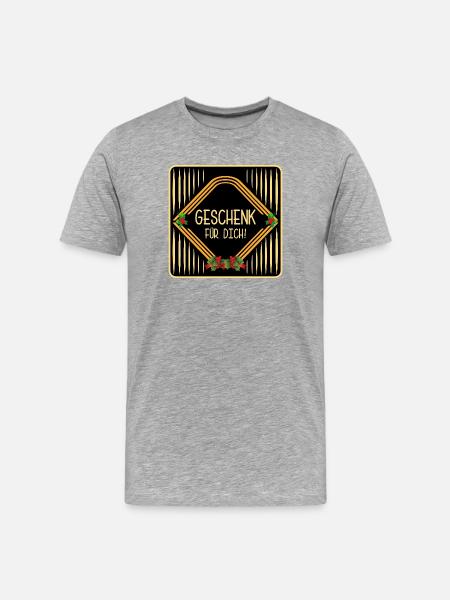 CHRISTMAS GIFT FOR YOU - Men's Premium Organic T-Shirt - heather grey