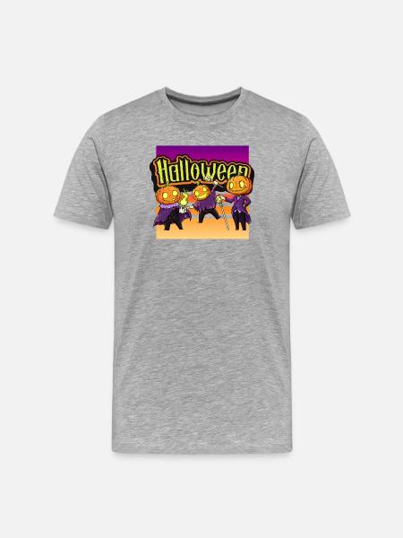 Halloween - Men's Premium Organic T-Shirt - heather grey