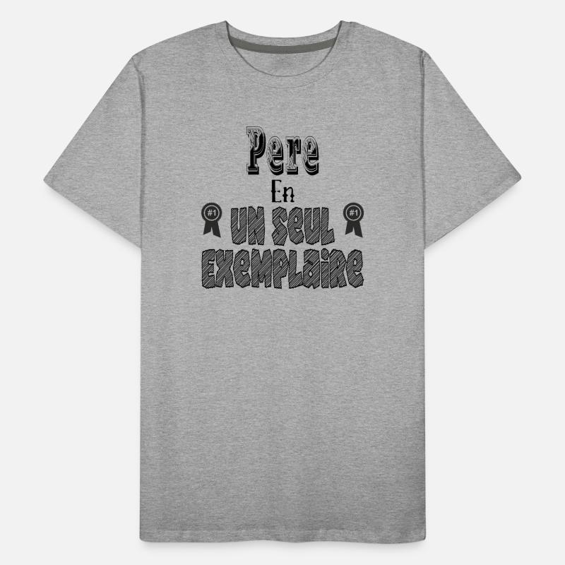 Father in a single copy Men's Premium Organic T-Shirt