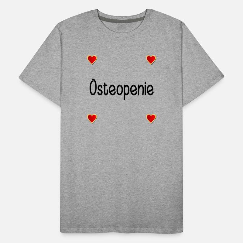 Ostéopénie Perte osseuse T-shirt bio Premium Homme