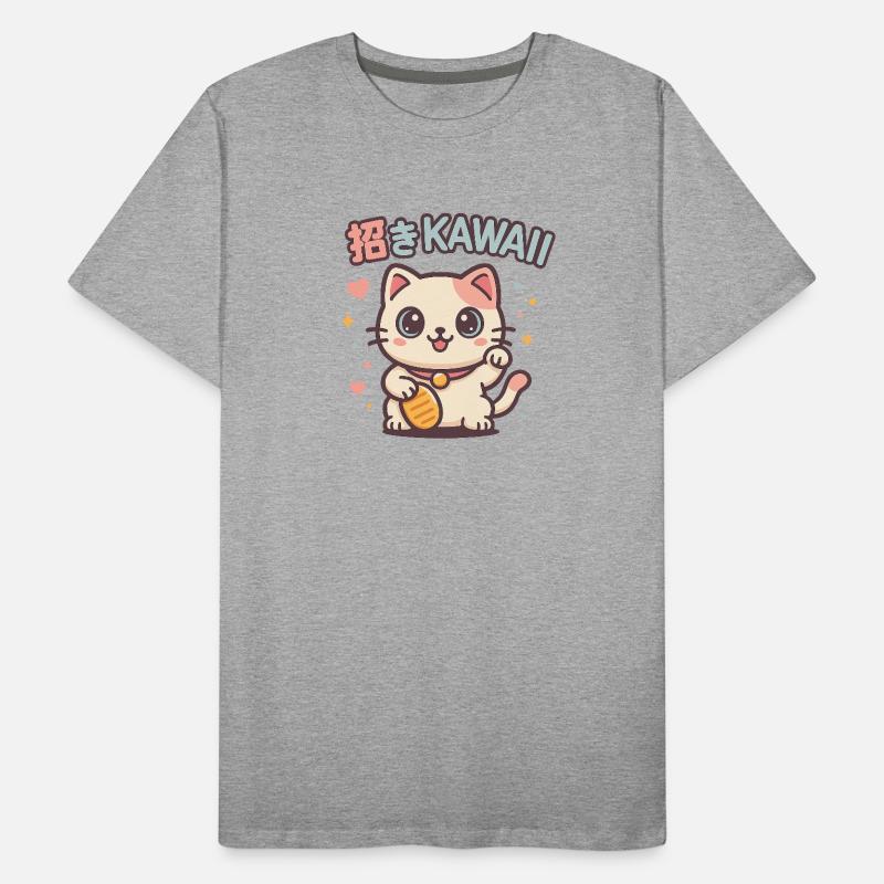 Invitation Chat Kawaii Chance T-shirt bio Premium Homme