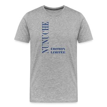 Silly - Men's Premium Organic T-Shirt - heather grey - Front - Damien (186cm)