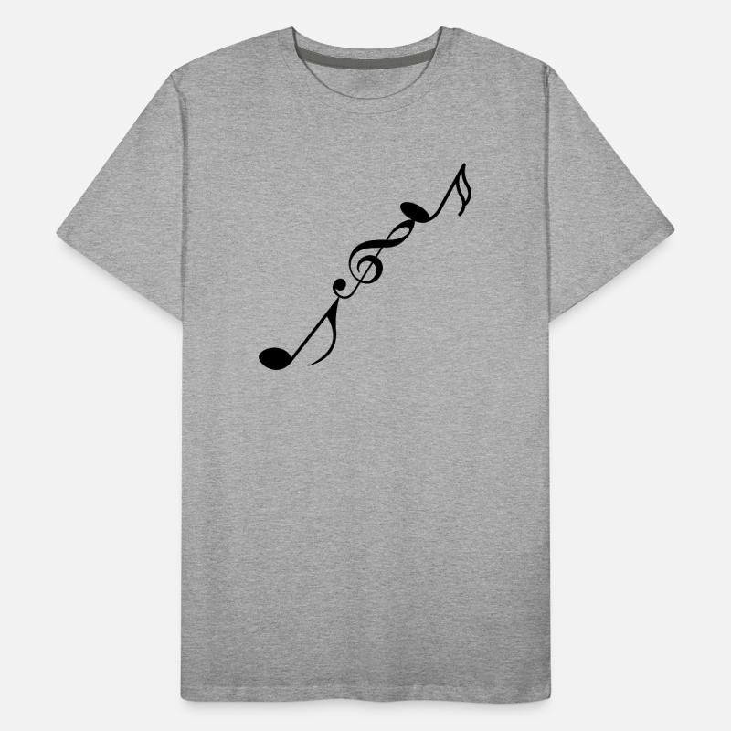 Notes de musique T-shirt bio Premium Homme