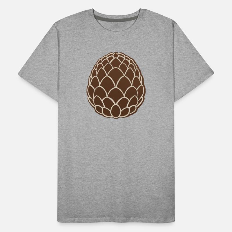 Pine Cone Men's Premium Organic T-Shirt