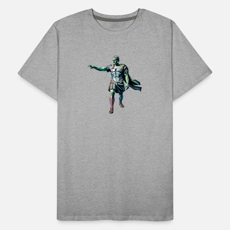  Caesar - Cool History Logo Men's Premium Organic T-Shirt
