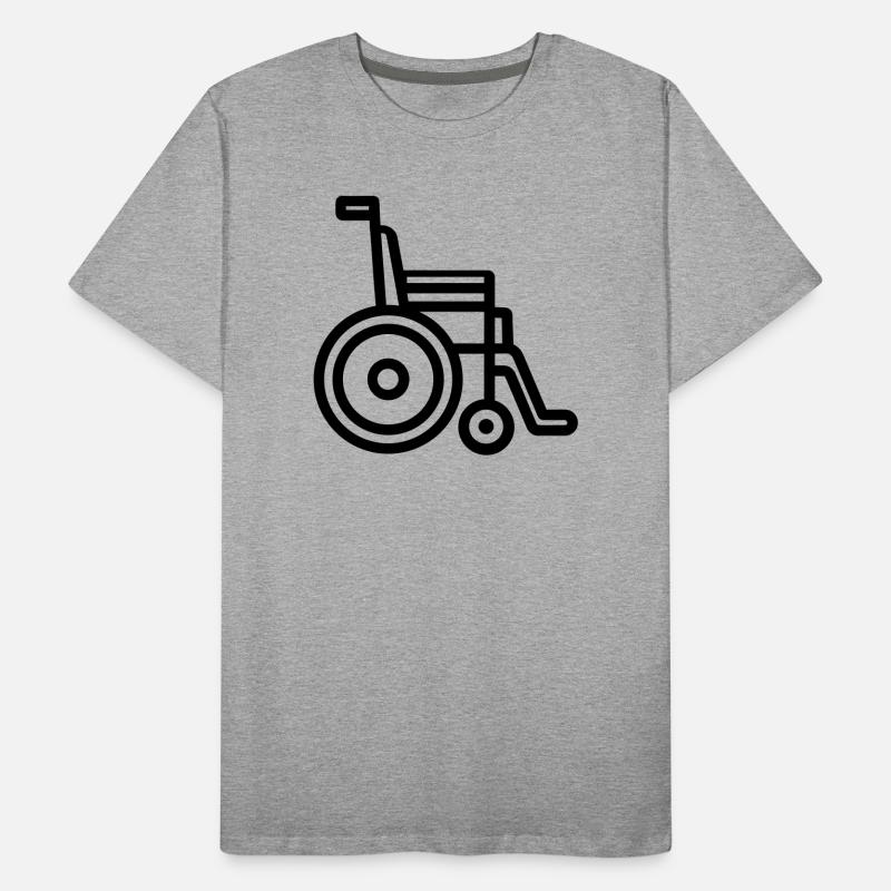 fauteuil roulant T-shirt bio Premium Homme