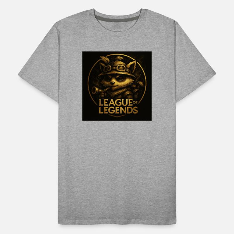 Teemo en Or T-shirt bio Premium Homme