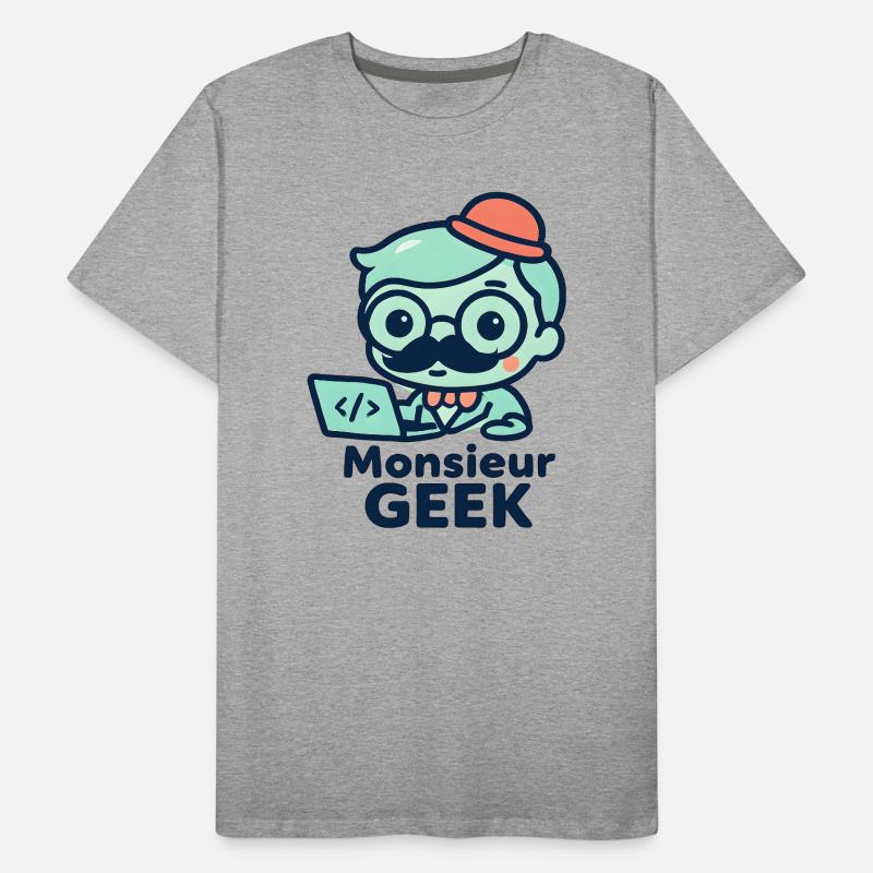 Monsieur Geek Codeur Chic T-shirt bio Premium Homme