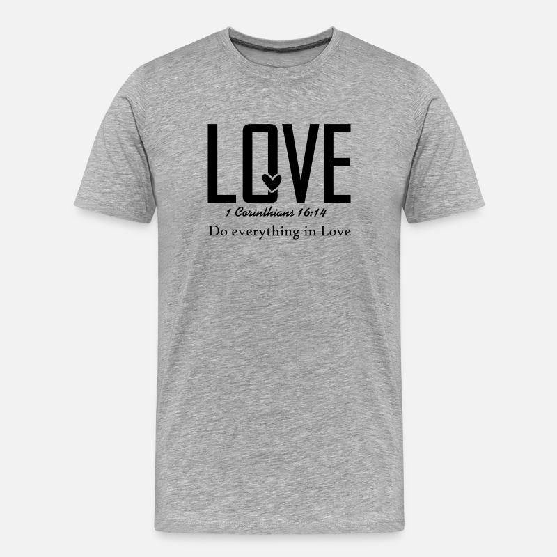 Design analysis missing – upload image again - Men's Premium Organic T-Shirt - heather grey