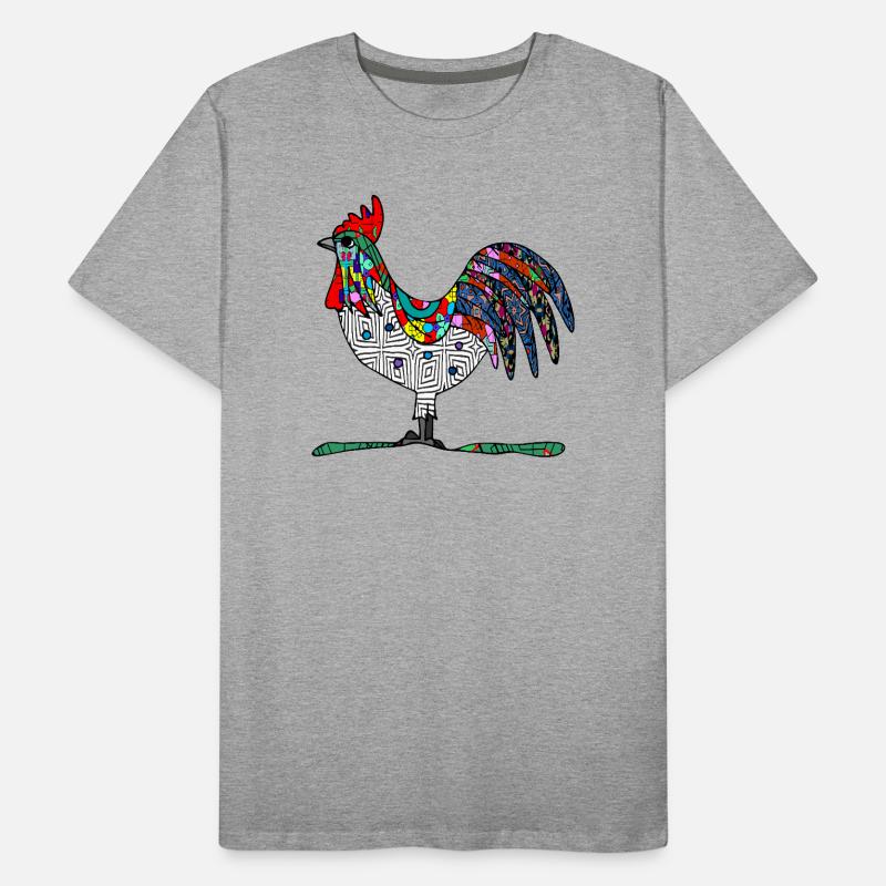 Rooster Men's Premium Organic T-Shirt